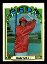 Bob Tolan 1972 Topps #3 Cincinnati Reds Very Good