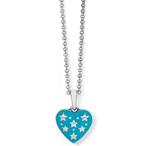 Collar Brighton AMORE SHADES JOY Corazón Azul Estilo: JM7033 Precio de venta sugerido por el fabricante: $78 Nuevo con etiquetas - Imagen 4 de 5
