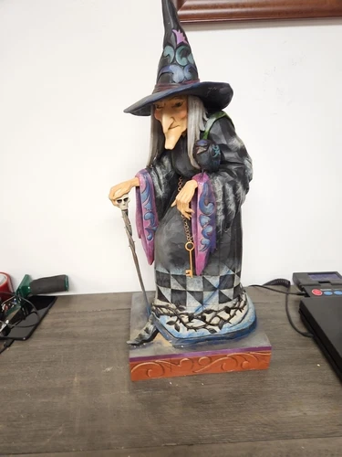 Jim Shore Old Witch With Cane #4014287 2009 23" Orig Box