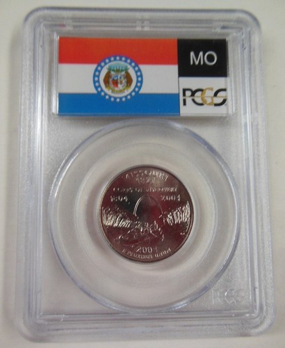 2003-D Missouri State Quarter PCGS MS66 Business Strike State Flag Holder - Picture 2 of 2