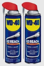2 ~ WD-40 49019 Multi-Purpose Lubricant w/ EZ-REACH Flexible Straw, 14.4 oz