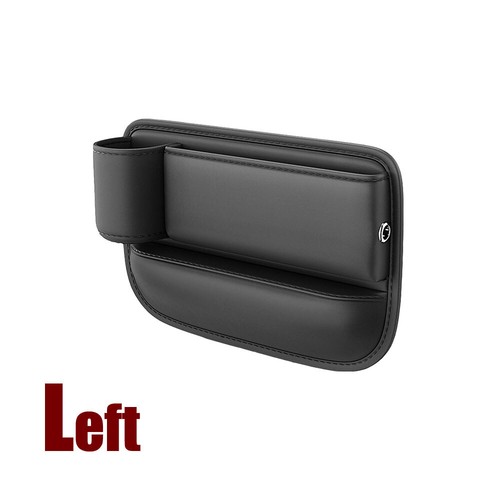 Left Side Car Seat Gap Filler Phone Holder Storage Box Organizer Car Accessories - Imagen 12 de 12