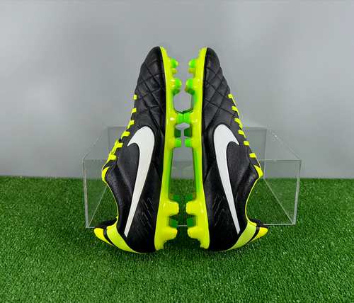 Nike Tiempo Legend IV FG 454316-013 ACC US7 UK6 Black boots Cleats mens Football - Picture 7 of 13