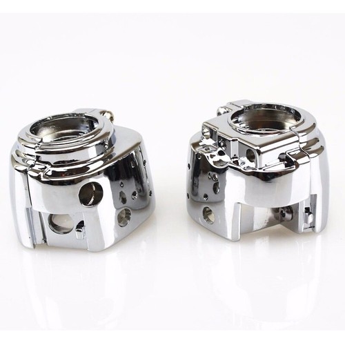 Chrome Switch Housing Cover Fit For Dyna/Sportsters/Softail/V-Rod/Touring - Foto 9 di 14