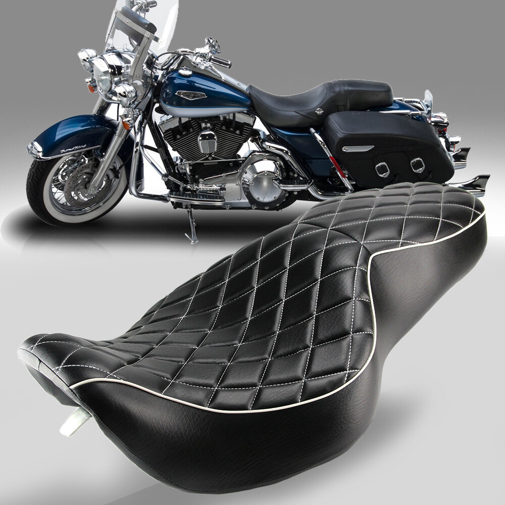 Harley-Davidson ハーレー　リジット　シート Low-Pro Seat For Harley 1997-2007 Road King FLHR and 2006