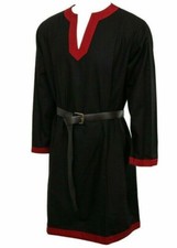 MEDIEVAL Knight Tunic Surcoat Sleeveless Renaissance Blue  Black Color Costume