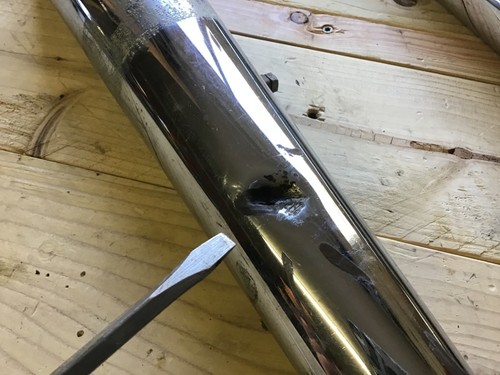 Norton Commando Peashooter Mufflers used pea shooters reverse cone - Picture 2 of 3