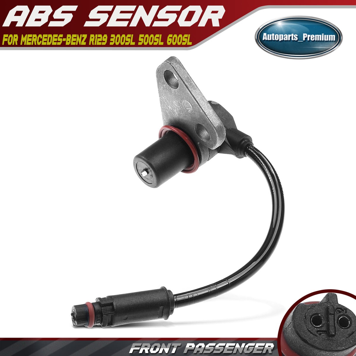その他 q ABS Wheel Speed Sensor for Mercedes-Benz R129 300SL 500SL