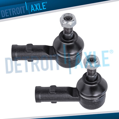 Pair Front Outer Tie Rod End links for Mitsubishi Eclipse Endeavor Galant Lancer