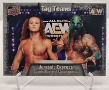 2022 Upper Deck AEW Tag Teams #87 Jurassic Express Wrestling Card