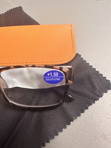 6 pairs reading glasses +1.50 blue light blocking plastic colored frames new - Picture 12 of 14