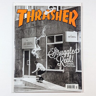 Thrasher Magazine July 2017 #444 Silva Trujillo Lakai The Struggles is Real