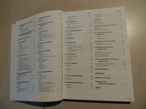 BUELL M2 Cyclone 1997 Shop Repair Service manual Werkstatthandbuch - Picture 7 of 11