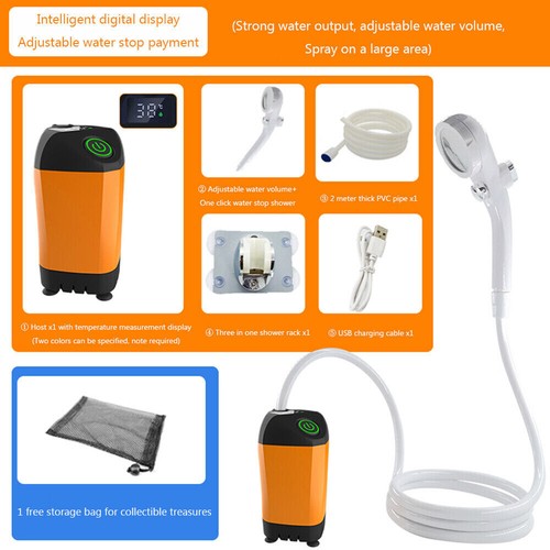Portable Shower Camping Shower Outdoor Shower Pump Intelligent Digital Display - Picture 13 of 13