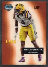 2024 Bowman University Chrome - 1955 Bowman Football Harold Perkins #55B-6 (RC)