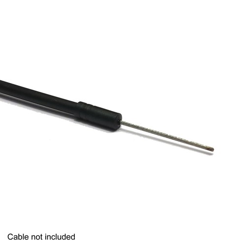 Bicycle Gear Shifter Cable Ferrules - 4mm Bike Outer Cable End Caps - 10 Pack - Picture 3 of 5
