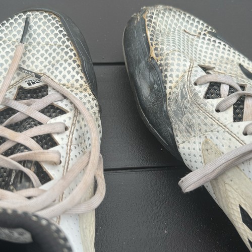 Botines de béisbol y softbol Adidas Adizero Afterburner 2.0 negros blancos S85704 talla 12 - Imagen 9 de 12