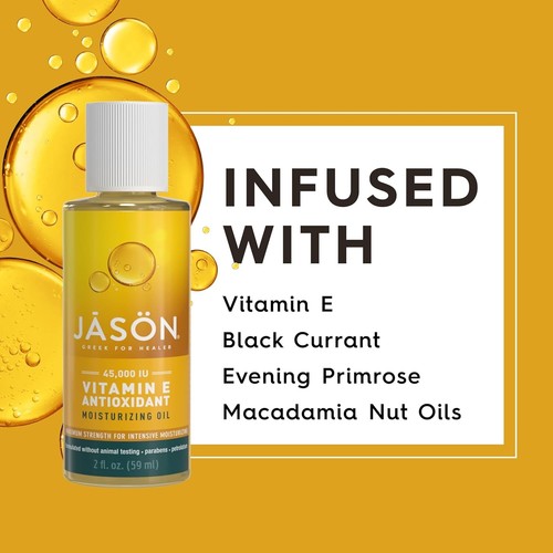 JASON Vitamin E 45,000 IU Moisturizing Oil , For Maximum Strength, 2 Fl Oz - Picture 4 of 6