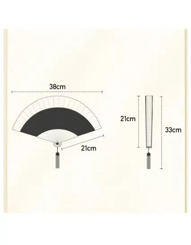 1pc Folding Fan Chinese Style Bamboo Fan Hand Held Silk Wedding Party Fans UK - Picture 10 of 95