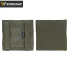 IDOGEAR Tactical Side Plate Pouch Set Plate Pocket 2PCS 6"X6" JPC2.0 AVS Airsoft