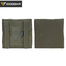 IDOGEAR Tactical Side Plate Pouch Set Plate Pocket 2PCS 6"X6" JPC2.0 AVS Airsoft