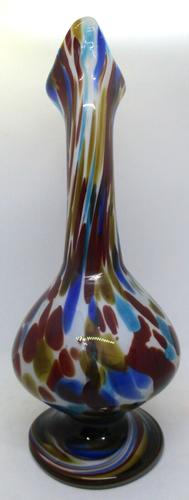 Jarrón jarra de vidrio artístico soplado a mano Fratelli Toso de Murano 14" de alto - Imagen 7 de 11