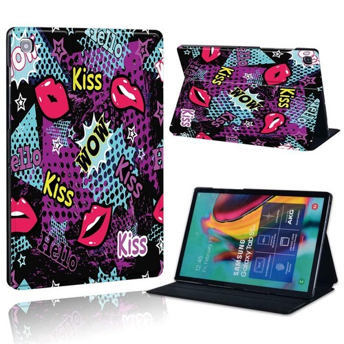 For Samsung Tab S9 FE 2023/S10 FE 10.9"2025  - Leather Stand Cover Case Graffiti - Picture 15 of 31