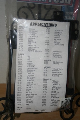 THE KIT EXPERTS BEST CAR RADIO STEREO DASH INSTALL KIT FOR CHRYSLER / FORD - Picture 2 of 4