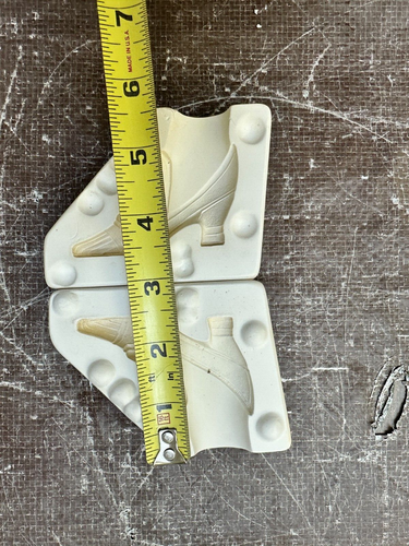 VINTAGE NOWELL'S CERAMIC MOLD #NM-2706 VICTORIAN SHOE - Picture 10 of 11