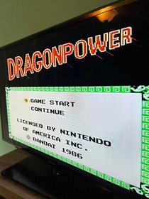 Dragon Power (Nes, Nintendo Entertainment System, 1988) Tested and Working!