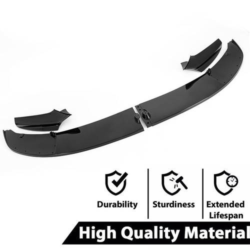 M PERFORMANCE FRONT SPLITTER LIP DIFFUSER FOR BMW F10 5 SERIES 11-16 GLOSS BLACK - Picture 14 of 20