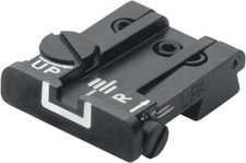 Cz - 75 Old Model Rear Adjustable Sight - White Outline