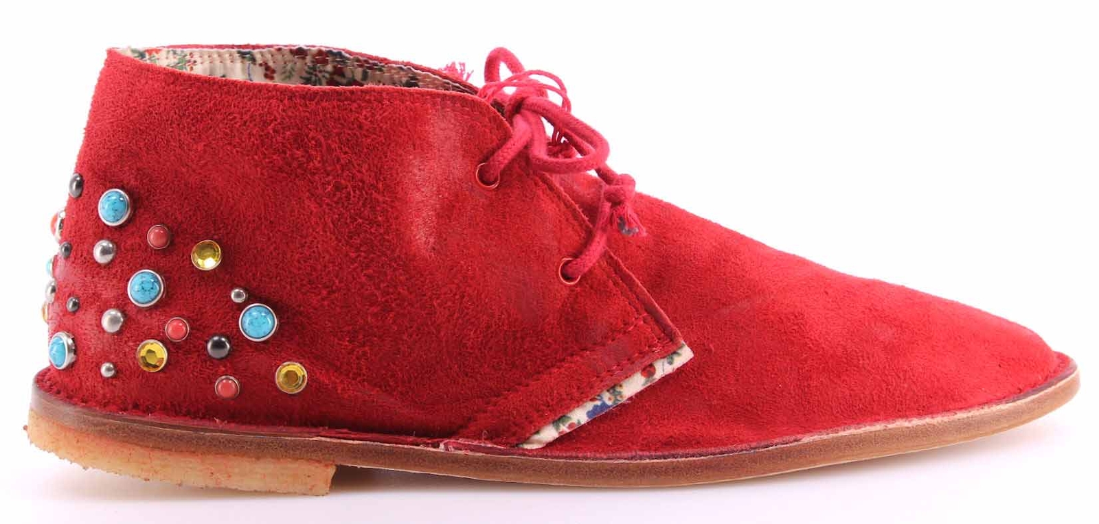 Donna Desert Boot YAB Camoscio Rosso Borchie Colorate Made IT Esclusive Donna Donna Desert Boot YAB Camoscio Rosso Borchie Colorate Made IT Esclusive 69b8fe