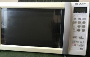 Sharp R259 22L 800W Freestanding Sharp R 259 microwave oven silver in