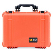 Orange Black Pelican 1520 Case. With foam.