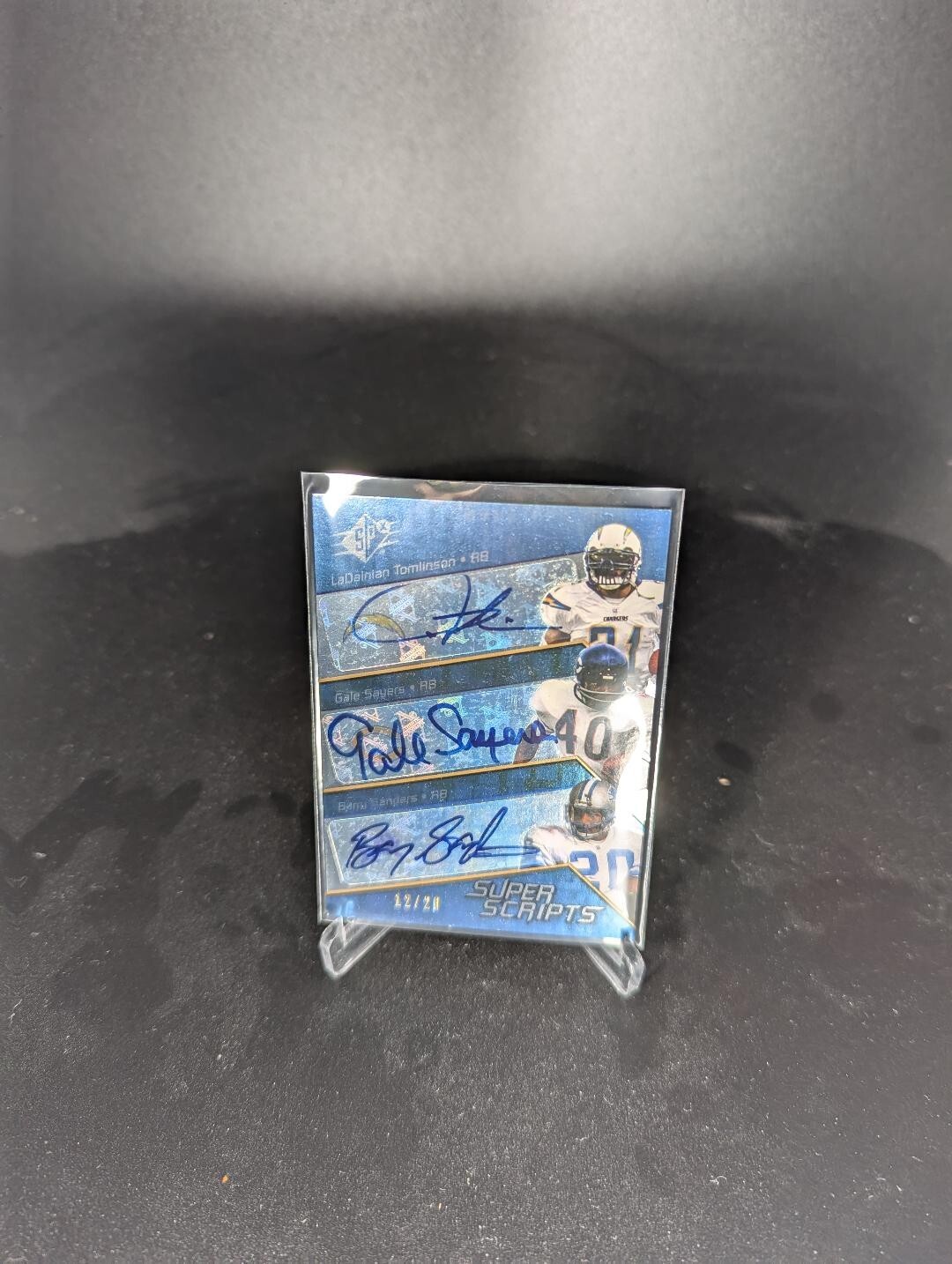 2008 SPX Barry Sanders / Gale Sayers / LaDainian Tomlinson Triple