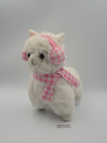 Alpaca B0104 Alpacasso White Amuse Plush 6" Stuffed Toy Doll Japan - Picture 1 of 11