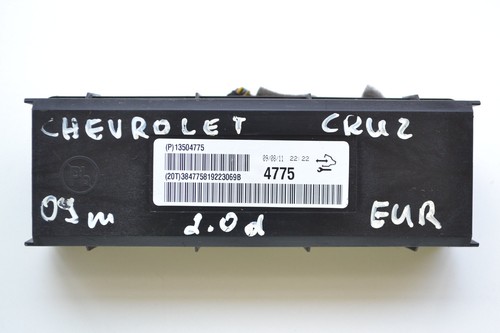 Chevrolet Cruze 2009 LHD Heizungssteuergerät Modul Steuergerät 13504775 1564788 - Bild 3 von 6