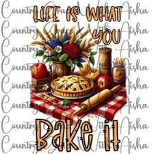 Sublimation Print Transfer Life Bake It Ready to Press Paper Ink Heat Transfer