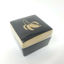 Rosanna All You Need Is Love, Banana Decorative Porcelain Jewelry Trinket Box