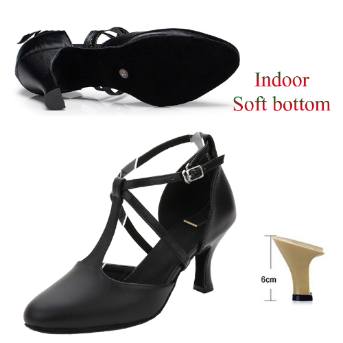 Latin Dance Shoes Salsa Ballroom Performance Women's Dance High-heeled Sandals - Bild 17 von 24