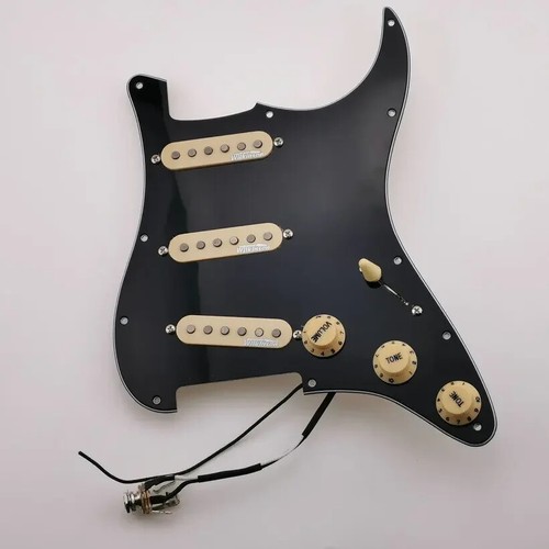 ST Guitar Pickups 7-Way fully loaded pickguard Wilkinson WVS 60's Alnico5 SSS - Picture 36 of 38