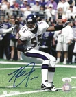 Autographed TERRELL SUGGS 8x10 Baltimore Ravens Photo with JSA COA