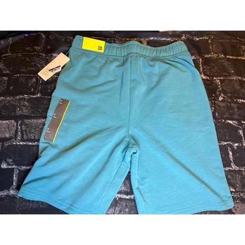 Pantaloncini da palestra All in Motion da uomo morbidi, blu acqua, taglia S, nuovi con etichetta - Foto 3 di 5