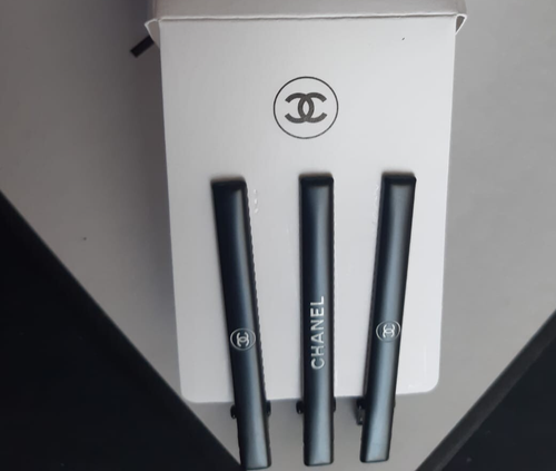 Chanel Beaute Haarnadel Haarspange Haarschmuck Limitiert Schwarz Neuheit 3 Teile Set - Bild 4 von 10