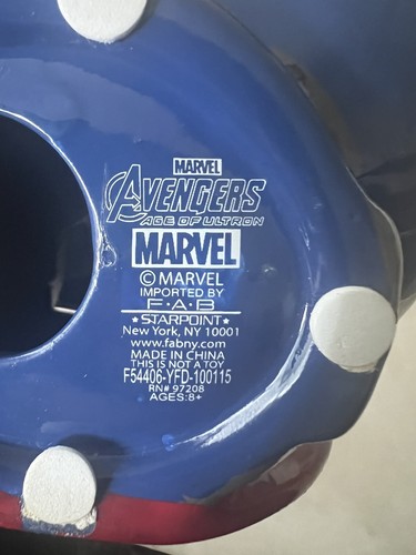 Captain America Ceramic Piggy Bank Avengers Age Of Ultron 2015 (No Stopper) - Picture 6 of 6