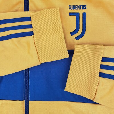 2017-2018 Adidas Juventus FC Track Jacket Full Zip Training Yellow