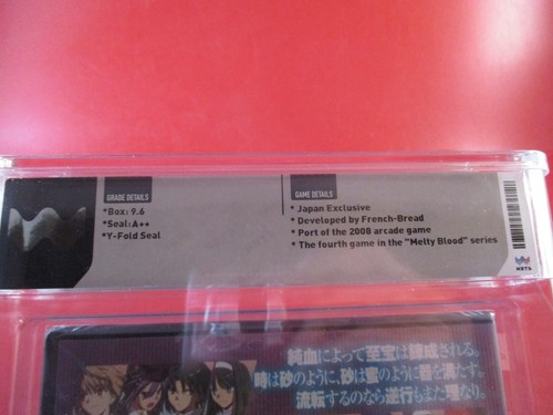Melty Blood Actress Again (Playstation 2 PS2) **BRAND NEW Sealed! WATA 9.6 A++ - Picture 8 of 9