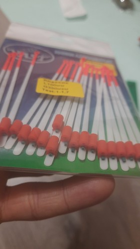 20pcs Ice Fishing Spring Bobbers Indicators Lavsan 350mk Test 1-1.7 gr 10 cm - Picture 8 of 20