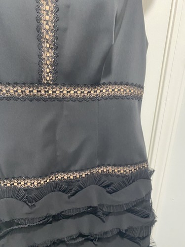 BCBG MAXAZRIA Black Mini Dress Size 10 - Picture 4 of 14